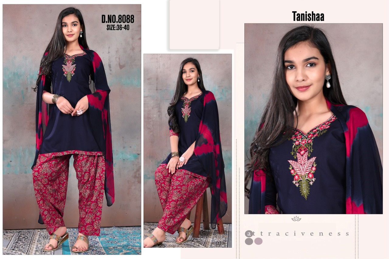 Tanishaa 8088 Readymade Suits Kids Catalog
